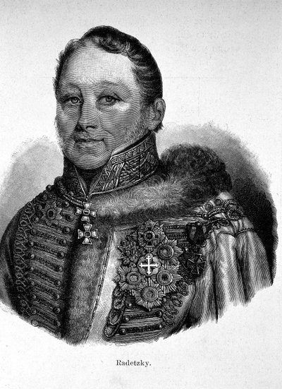صورة جوزيف راديتزكي ، كونت فون راديتز (1766-1858) ، النمساوي فيلد ماريشال. بواسطة فنان غير معروف
