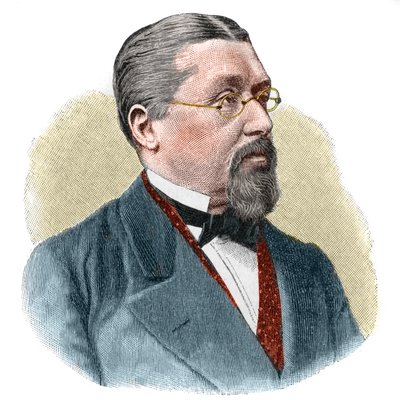 صورة لجوزيف فيكتور فون شيفل (1826-1886) الكاتب والشاعر الألماني. بواسطة فنان غير معروف