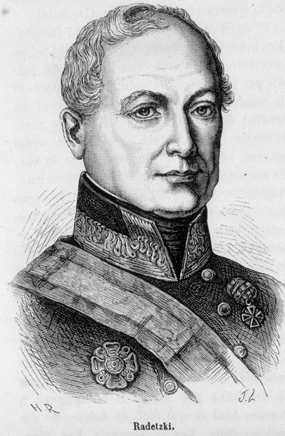 صورة جوزيف وينزل راديتزكي فون راديتز ، الماريشال النمساوي (1766-1858). بواسطة فنان غير معروف