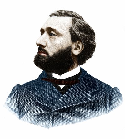 صورة ليون جامبيتا (1838-1882) ، سياسي فرنسي. بواسطة فنان غير معروف