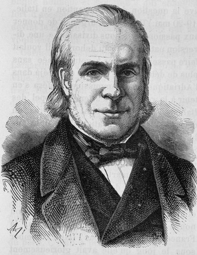 صورة لويس أنطوان غارنييه (صفحات غارنييه) (1803-1878). نقش نهاية القرن التاسع عشر في "هيستوار دو فرانس" له. مارتن. بواسطة فنان غير معروف