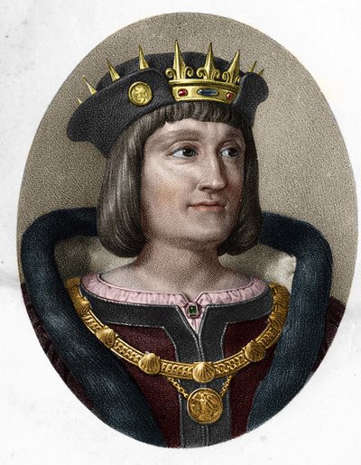 صورة لويس الثاني عشر. ملك فرنسا 1462-1515. بواسطة فنان غير معروف