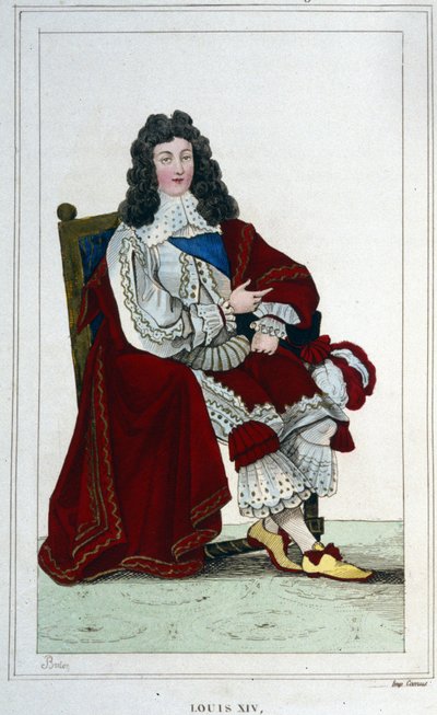 صورة لويس الرابع عشر (1638 - 1715) ، ملك فرنسا. بواسطة فنان غير معروف