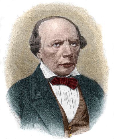 صورة للشاعر الرومانسي الألماني لودفيج أولاند (1787-1862). بواسطة فنان غير معروف
