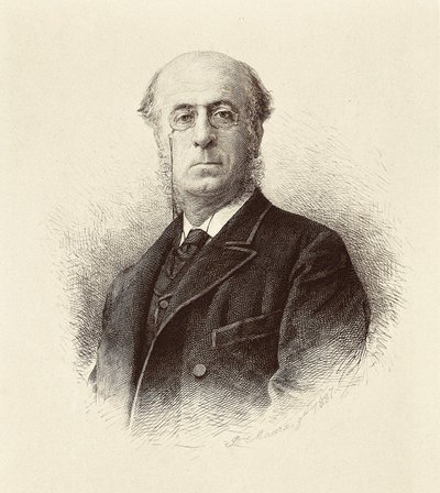 صورة لمانويل سيلفا واي لا فيليوز (1830-1892) ، سياسي إسباني. مدريد. نقش المكتبة الوطنية. بواسطة فنان غير معروف