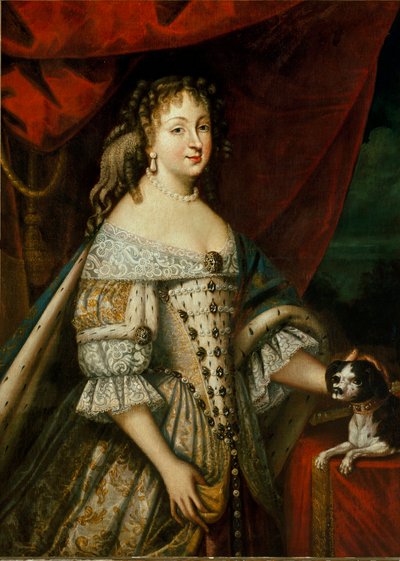 صورة ماريا جيوفانا باتيستا دي سافويا نيمور (ماري جين بابتيست دي سافوي نيمور) (سافوي نيمور) (1644-1724) ، زوجة كارلو إيمانويل الثاني (1634-1675) (تشارلز إيمانويل من سافوي) لوحة مجهولة. تورين القرن السابع عشر ، القصر الملكي - بورتريه بواسطة فنان غير معروف