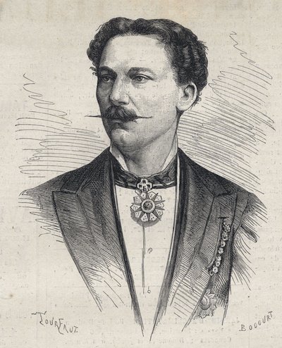 صورة لماريوس كازينوف (1839-1913) مراقب فرنسي. بواسطة فنان غير معروف