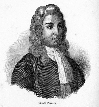 صورة لنيكولا بوربورا (1686 - 1768) الملحن الإيطالي. بواسطة فنان غير معروف