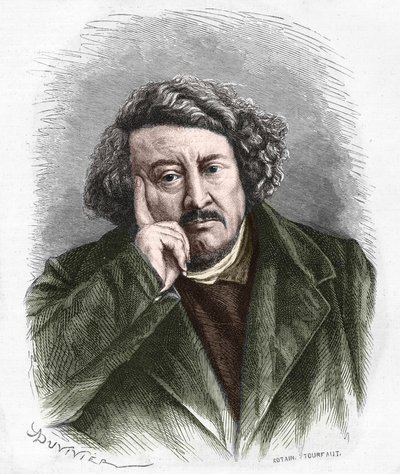 صورة للفيلسوف الفرنسي والدعاية والسياسي بيير ليرو (1797-1871). بواسطة فنان غير معروف