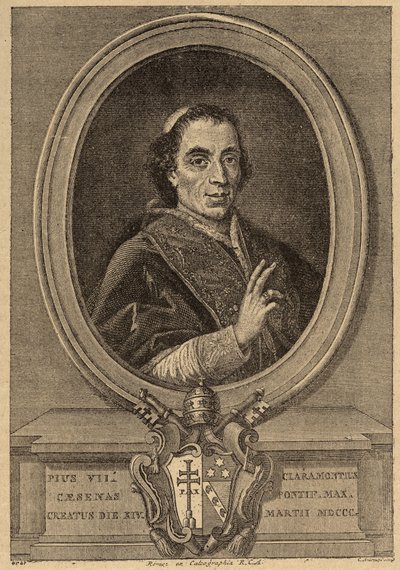 صورة شخصية للبابا بيوس السابع (1742-1823) (صورة شخصية للبابا بيوس السابع). بواسطة فنان غير معروف