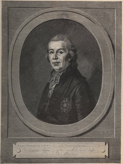 صورة للأمير كارل تيودور فون دالبرغ (1744-1817) ، رئيس الأساقفة ورجل الدولة والكاتب والفيلسوف بواسطة فنان غير معروف