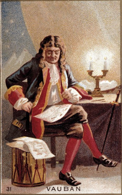 صورة لسيباستيان لو بريستري دي فوبان (1633-1707) ، مارشال فرنسا. بواسطة فنان غير معروف