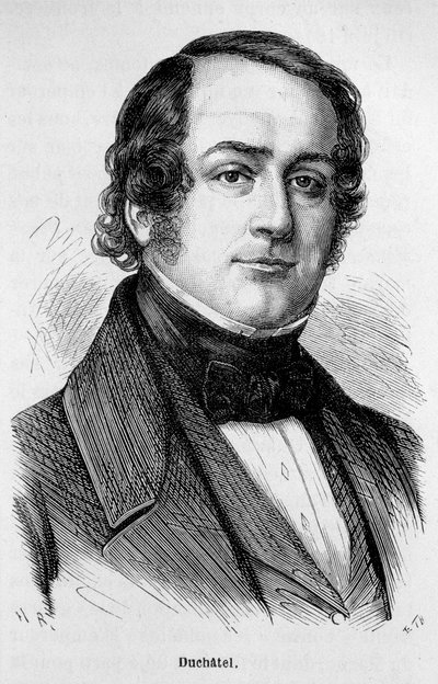 صورة شخصية للسياسي الفرنسي تانيغي دوشاتيل (1803-1867). بواسطة فنان غير معروف