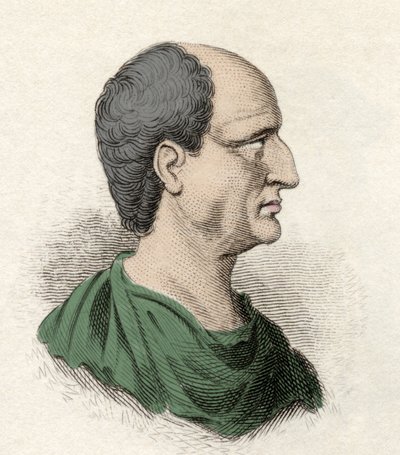 صورة لـ Themistocle (اليونانية Themistokles) ، رجل الدولة والجنرال الأثيني (525-460 قبل الميلاد). نقش القرن التاسع عشر. بواسطة فنان غير معروف