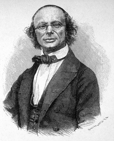 صورة لفيلهلم ويبر (1804 - 1891) عالم فيزياء ألماني. بواسطة فنان غير معروف