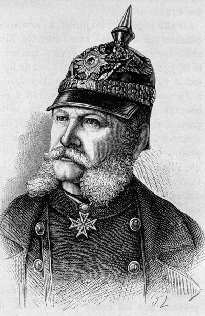 صورة وليام الأول (1797 - 1888). نقش نهاية القرن التاسع عشر في "هيستوار دو فرانس" له. مارتن. بواسطة فنان غير معروف