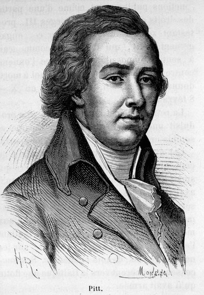 صورة وليام بيت يونغ (1759-1806) ، وزير بريطاني سابق. بواسطة فنان غير معروف