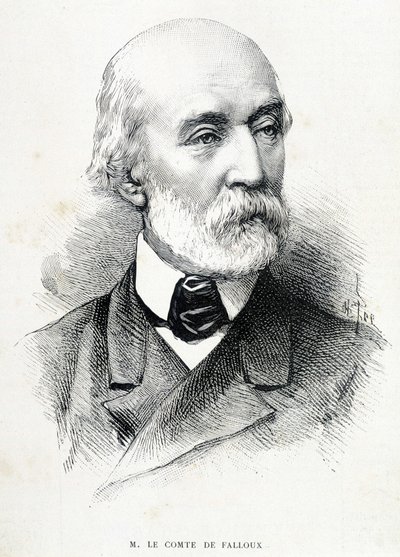 صورة للكونت دي فالوكس (1811 - 1886) ، سياسي فرنسي. بواسطة فنان غير معروف