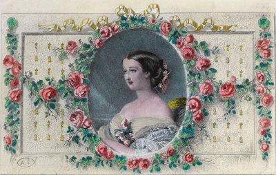 صورة للإمبراطورة الفرنسية أوجيني دي مونتيجو (1826 - 1920). نقش القرن التاسع عشر. مجموعة خاصة. بواسطة فنان غير معروف