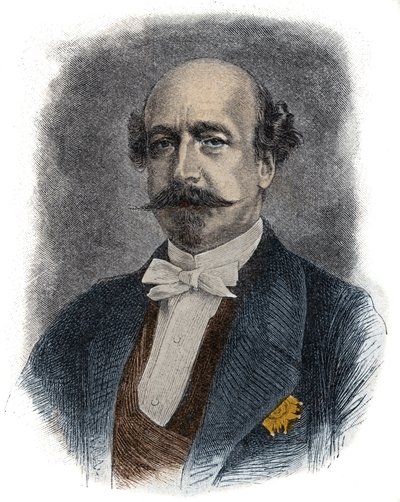 صورة للممول والسياسي الفرنسي تشارلز دي مورني ديت كونت دي مورني (أو دوق) (1811-1865) الأخ غير الشقيق لنابليون الثالث بواسطة فنان غير معروف