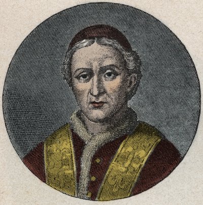 صورة البابا ليون الثاني عشر (ليو ، ليون) (1823-1829) بواسطة فنان غير معروف