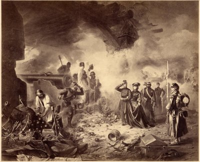Risorgimento - حصار Gaeta ، 1860-1861. عصر التوحيد ، إيطاليا ، القرن التاسع عشر. ماري صوفي بواسطة غير معروف