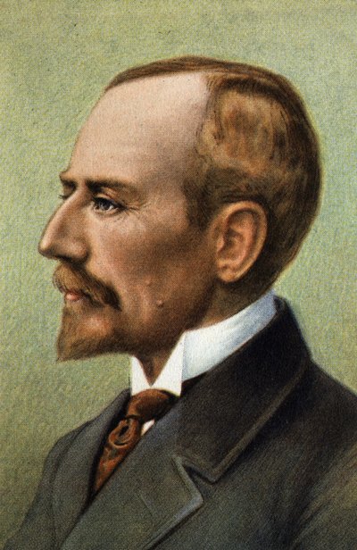 رولد أموندسن، المستكشف النرويجي. بواسطة فنان غير معروف