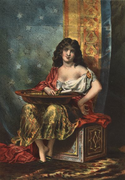 سالومي. الأميرة جيف ، فيل دي هيرود وهيرودياس (أو ممرضة) (توفي حوالي 72 بعد الميلاد). في نقش من عام 1881. "El Culto de la Hermosura" جست خوان هوغيت ، دار نشر مولينا هيرمانوس بواسطة فنان غير معروف