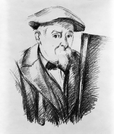 صورة ذاتية لبول سيزان (1839-1906) ، رسام فرنسي. بواسطة فنان غير معروف