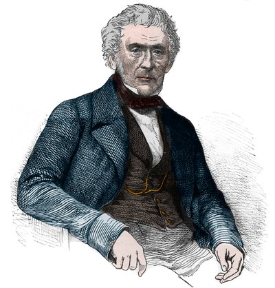 السير ديفيد بروستر ، فيزيائي اسكتلندي - صورة لديفيد بروستر (1781-1868) بواسطة فنان غير معروف