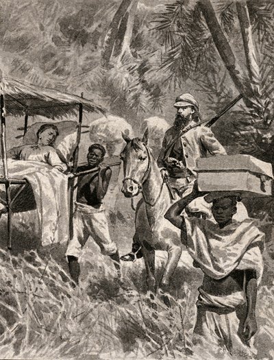 السير صموئيل وايت بيكر (1821-1893)، رحالة ومستكشف بريطاني. بواسطة فنان غير معروف