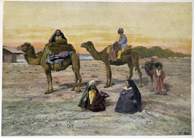 تيك (البدو الروس) وجمالهم ، أواخر القرن التاسع عشر بواسطة فنان غير معروف