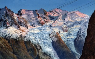 تيليفيريك بلانبرا لو بريفنت شامونيه، هوت سافوا، رون ألب، فرنسا بواسطة فنان غير معروف