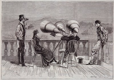 مكبر الصوت لتوماس إديسون - في "La Nature" عام 1878 بواسطة فنان غير معروف