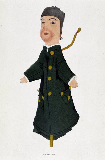 الدمية Guignol بواسطة فنان غير معروف