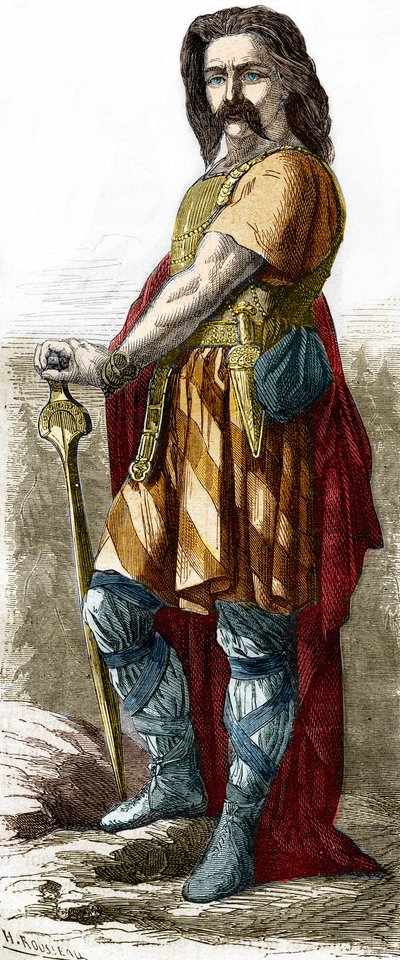Vercingetorix (حوالي 72-46 قبل الميلاد) ، رئيس بلاد الغال. بواسطة فنان غير معروف