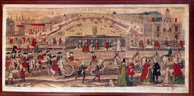 منظر لـ Pont-Neuf في باريس يمكنك أيضًا مشاهدة فندق Hotel de Conty ودير Saint Germain des Pres وكلية الأمم الأربعة و Invalides و Mont du Calvaire و Quai d