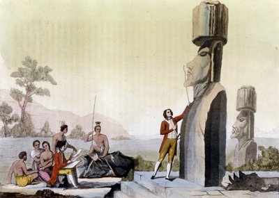 الغربيون (بما في ذلك جان فرانسوا غالوب ، كونت لا بيروز (جان فرانسوا لابيروس بواسطة فنان غير معروف
