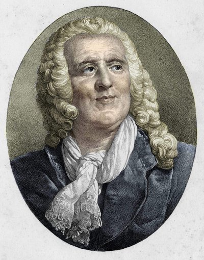 صورة الكسيس بيرون. الشاعر والكاتب المسرحي الفرنسي (1689 إلى 1773). بواسطة فنان غير معروف