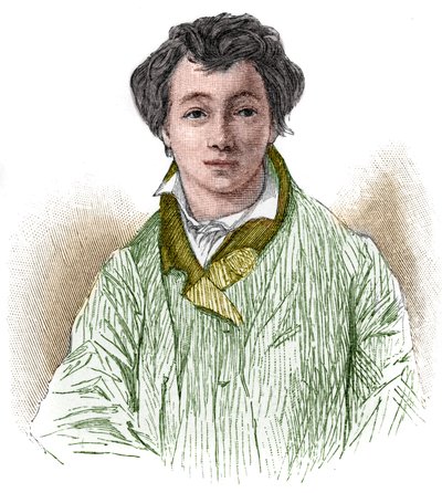 صورة كريستيان يوهان هاينريش هاينه (1797-1856) ، شاعر وصحفي ألماني. بواسطة فنان غير معروف