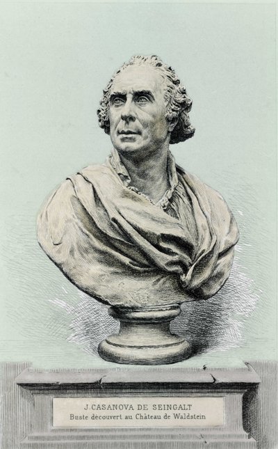 صورة جيوفاني جياكومو كازانوفا (1725-1798) ، مغامر وكاتب إيطالي. بواسطة فنان غير معروف