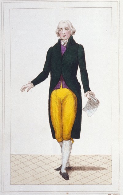 صورة لجان ماري رولان دو لا بلاتير السياسي الفرنسي (1734-1793) نقش عام 1830. بواسطة فنان غير معروف
