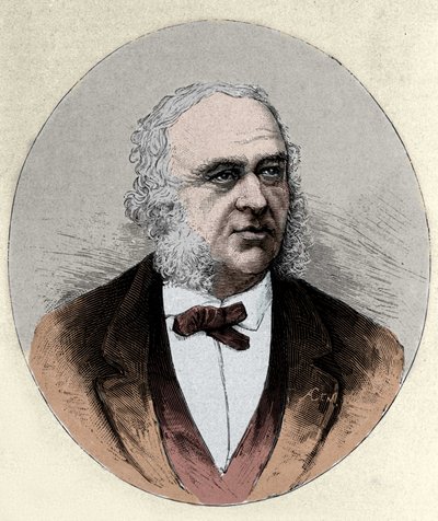 صورة لبول بروكا (1824-1880) ، جراح وعالم أنثروبولوجيا فرنسي. بواسطة فنان غير معروف