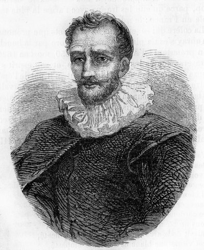 صورة Théodore Agrippa d'Aubigné. كاتب فرنسي (1552 إلى 1630). بواسطة فنان غير معروف