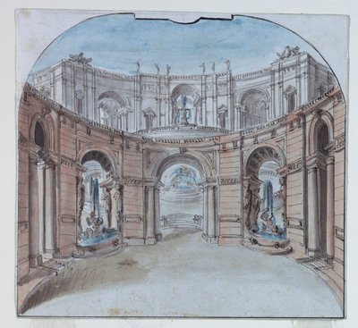 تصميم المرحلة: عمارة القصر بواسطة Unknown, Italian