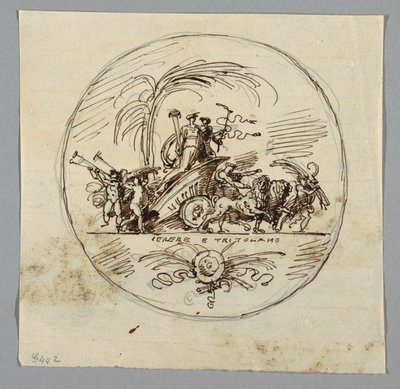 رسم، سيريس وتريبتوليموس، 1800-1820 بواسطة فنان غير معروف