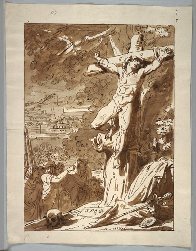 رسم، صلب، 1815-1825، 1815-1825 بواسطة فنان غير معروف