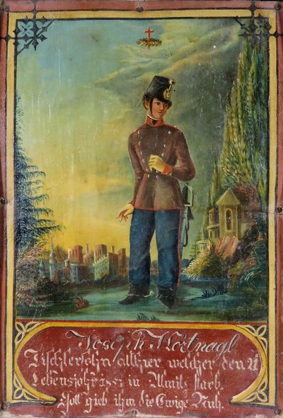 صورة تذكارية لجوزيف هورتناغل 1853 بواسطة فنان غير معروف