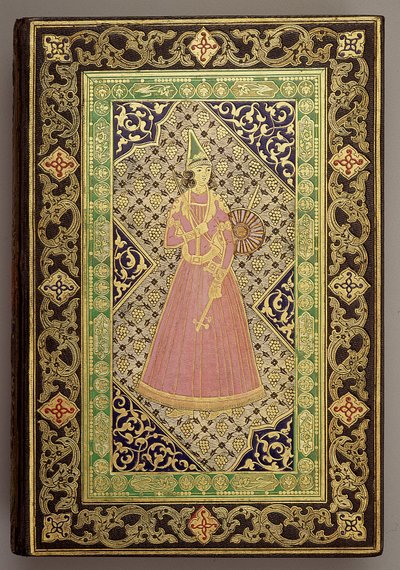 فارسي. غلاف كتاب "رحلة إلى بلاد فارس" للأمير الكسيس سولتيكوف بواسطة فنان غير معروف