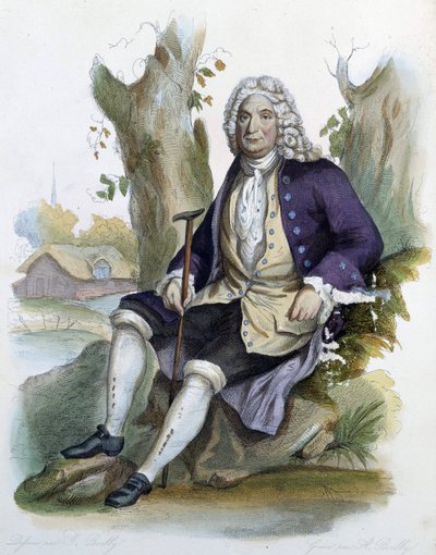 Alain Rene Lesage (Alain-Rene Le Sage) (1668-1747) - في Ed. Mennechet ، "" Le Plutarque francais " بواسطة فنان غير معروف